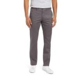1901 Nordstrom Fremont Athletic Fit Chinos Pants Men's 36 x 32 Gray Straight NEW